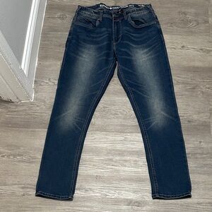 Buffalo David Bitton Dark Blue Slim Jeans Max-x 33x30